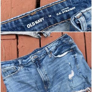 Old navy black denim shorts